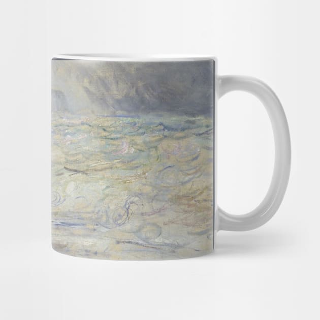 Heavy Sea at Pourville - Claude Monet by KargacinArt